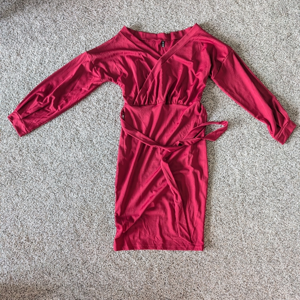 Burgundy Dress